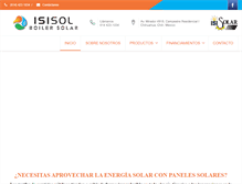 Tablet Screenshot of isisol.com.mx